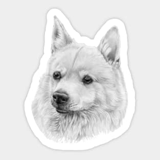 Norwegian buhund Sticker